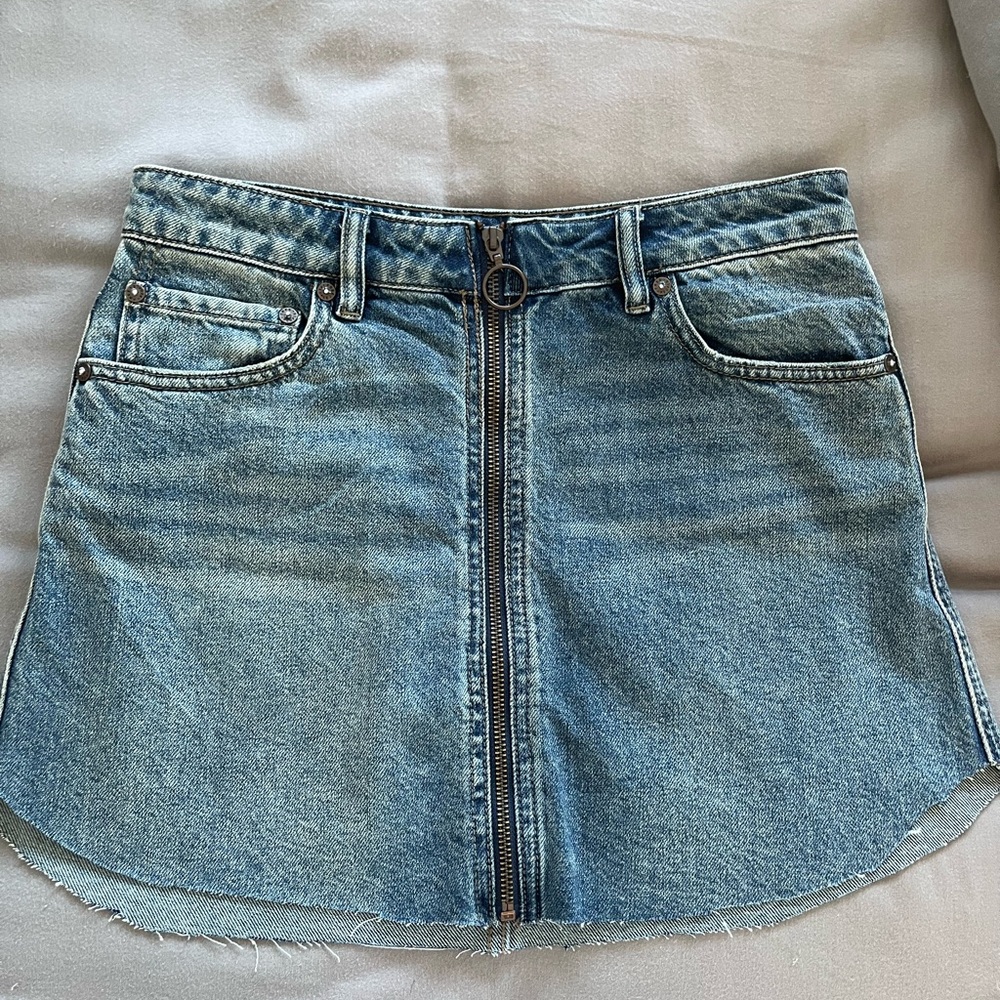 FREE PEOPLE denim skirt